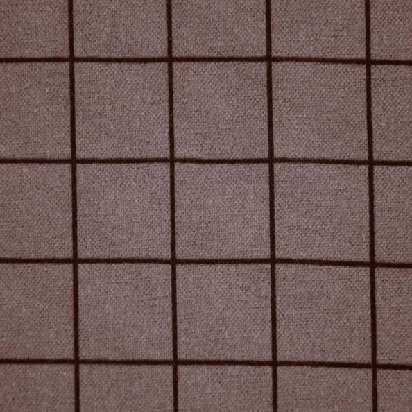 Flanel bruin met ruiten - Katia